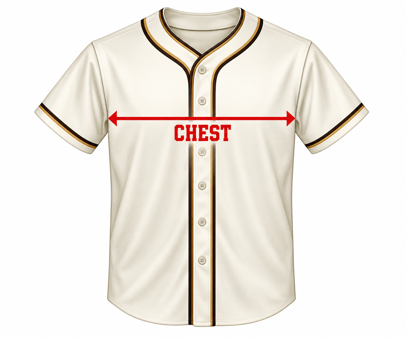 Chest measurement diagram